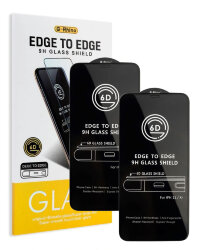 Стекло 6D "Full glue" с рамкой для Samsung A725 Galaxy A72 черное, G-Rhino