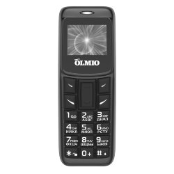 Мобильный телефон Olmio A02 black (1 Sim, microSD, Bluetooth, FM, 280 mAh)