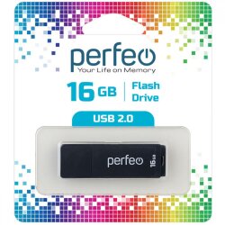 Perfeo USB 16GB C04 Black