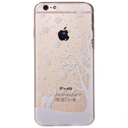 Накладка силиконовая Зимний принт IPhone 6 (004)