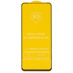 Стекло 9D "Full glue" для Tecno Pova 4, тех.упаковка (желтая подложка)