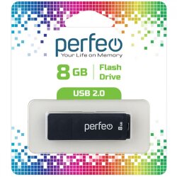 Perfeo USB 8GB C04 Black