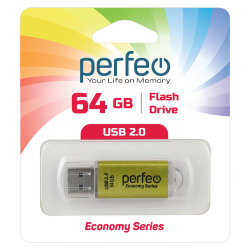 Perfeo USB 64GB E01 Gold