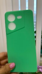 Накладка силиконовая SOFT TOUCH Tecno Pova 5, зеленая