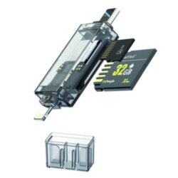 Card reader WALKER WCD-71 (SD/microSD) Type-C-Lightning