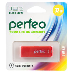 Perfeo USB 32GB C04 Red