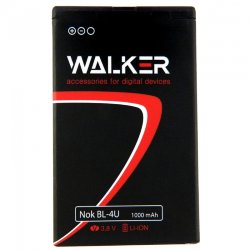 АКБ WALKER Nokia BL-4U 3120/5250/5530 1000mAh