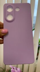 Накладка силиконовая SOFT TOUCH Tecno Camon 20, светло-фиолетовая
