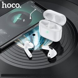 Наушники Bluetooth HOCO EW03 Plus TWS, белые