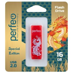 Perfeo USB 16GB C04 Red Phoenix