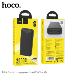Внешнее ЗУ Power Bank HOCO J111A Smart 20000mAh, черное