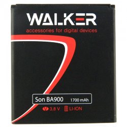 АКБ WALKER Sony BA900 Xperia J/TX 1700 mAh