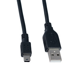Кабель Perfeo USB - MiniUSB, 5,0 метров черный (U4305)