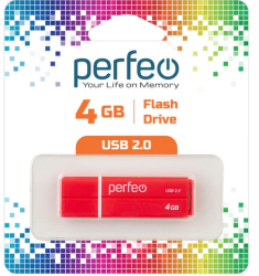 Perfeo USB 4GB C01G2 Red