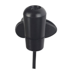 Микрофон Perfeo M-1 на прищепке, кабель 1,8 м, разъем 3,5 мм, черный