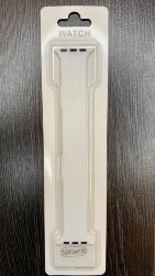 Монобраслет Braided Solo Loop для Apple Watch 42/44 L, белый