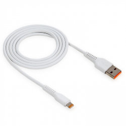 USB кабель на iPhone 5 WALKER C315 белый