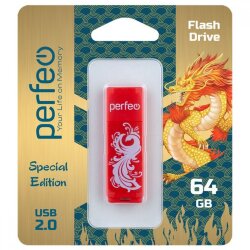 Perfeo USB 64GB C04 Red Phoenix