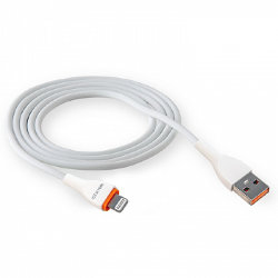 USB кабель на iPhone 5 WALKER C565 белый 3.1A
