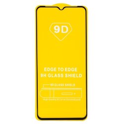 Стекло 9D "Full glue" для Tecno POP 5, тех.упаковка (желтая подложка)