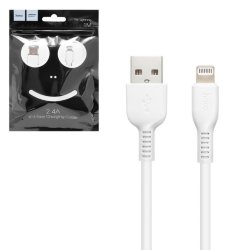 USB кабель на iPhone 5 HOCO X13 Easy charging белый