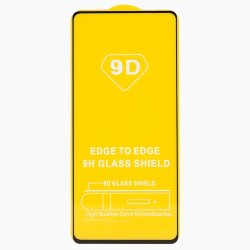 Стекло 9D "Full glue" для Tecno Camon 19, тех.упаковка (желтая подложка)
