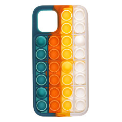 Чехол-антистресс POP IT Apple iPhone 7/8/SE 2020 разноцветный в коробочке