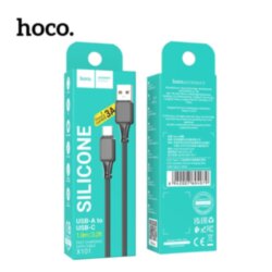 Кабель USB - Type-C HOCO X101 Assistant 3A, 1 метр, черный
