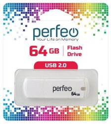 Perfeo USB 64GB C05 White