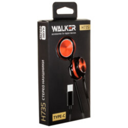 Гарнитура MP3 WALKER H735, TYPE-C, красная