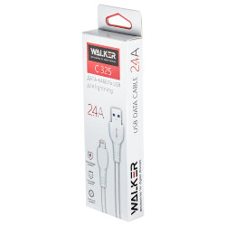 USB кабель на iPhone 5 WALKER C325 белый