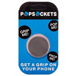 Держатель для телефона POPSOCKETS PS1 на палец серый