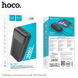 Внешнее ЗУ Power Bank HOCO J72B Easy 30000mAh, черное