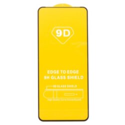 Стекло 9D "Full glue" для Tecno Spark 20/20C, тех.упаковка (желтая подложка)