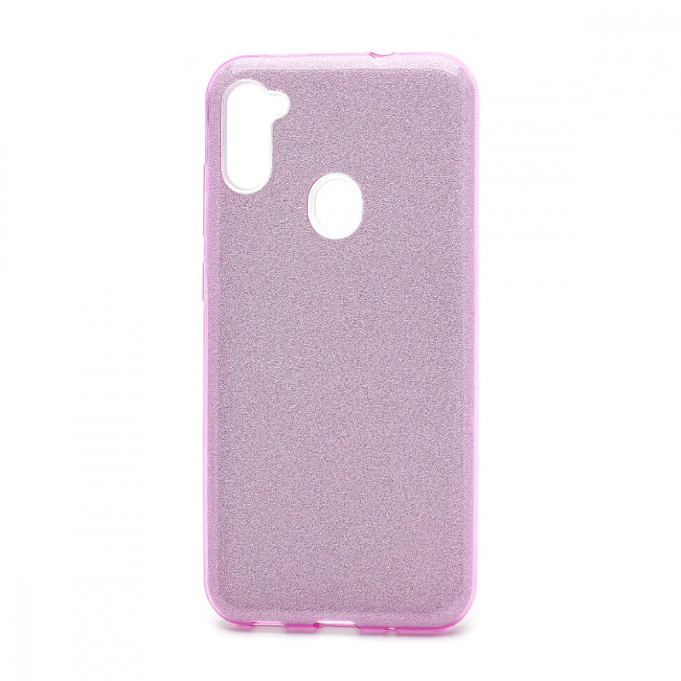 Накладка SC097 БЛЕСТКИ 3в1 Samsung A11/M11 (violet)