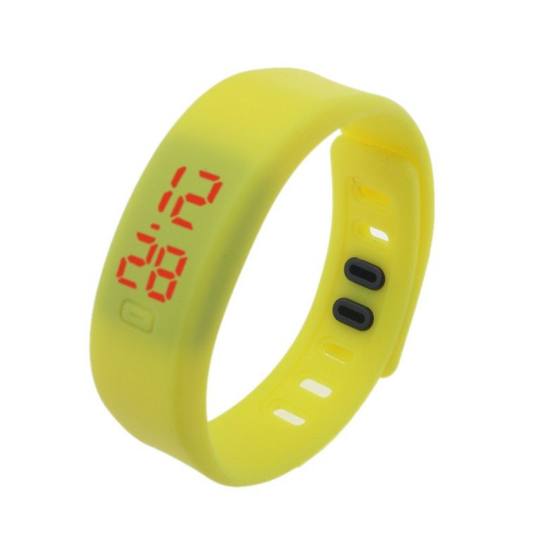 Часы наручные LED Watch Sport желтые