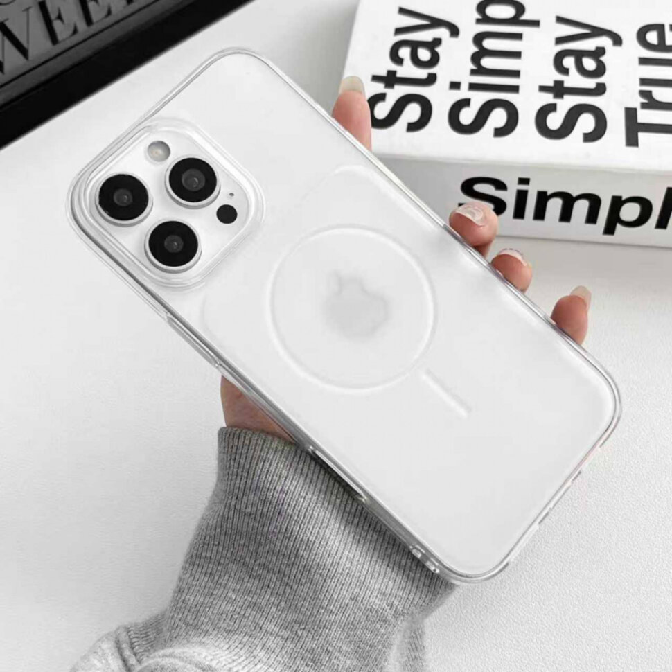 EMILY Силикон 2.0mm для iPhone 16 Pro MAX белый
