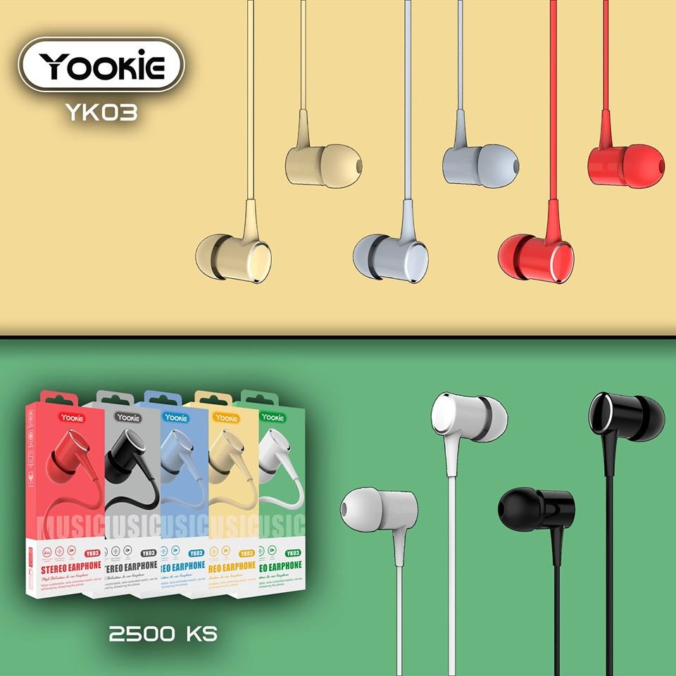 Гарнитура Yookie YK03, красная