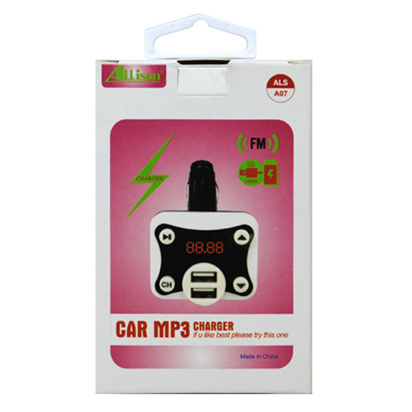 FM-модулятор MicroSD/2 USB/AUX/пульт ALS-A07