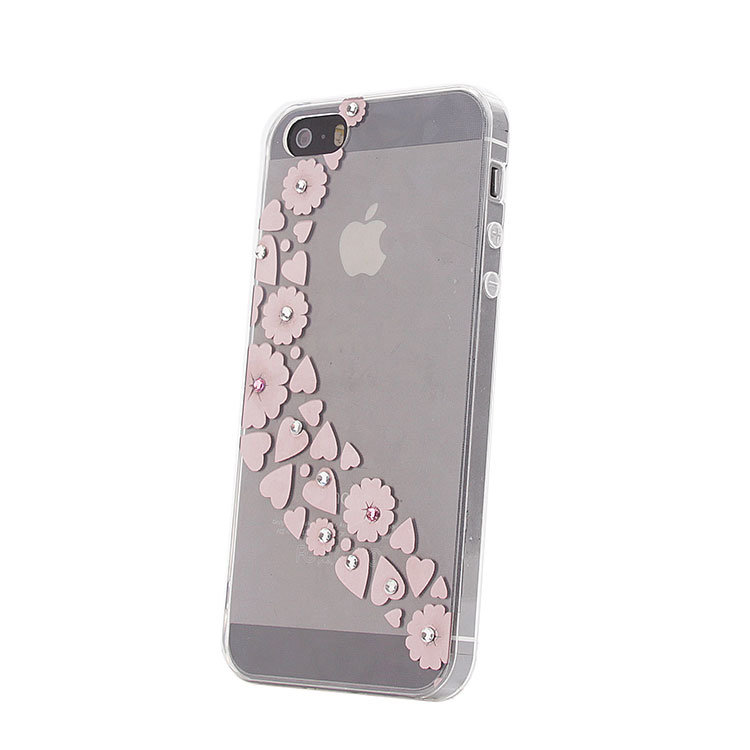 Накладка силиконовая со стразами IPhone 5 (006)
