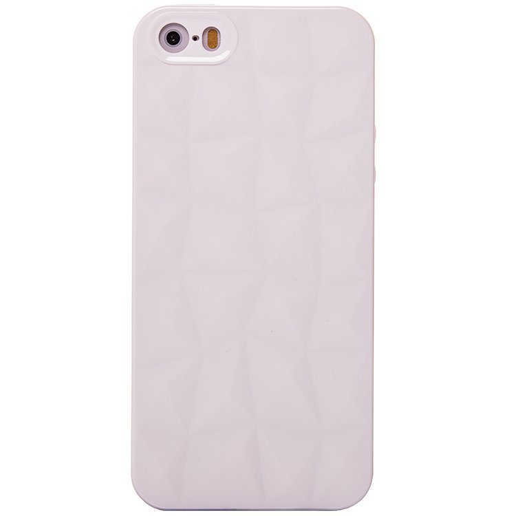 Накладка SC072 Призма глянцевая iPhone 5 белая