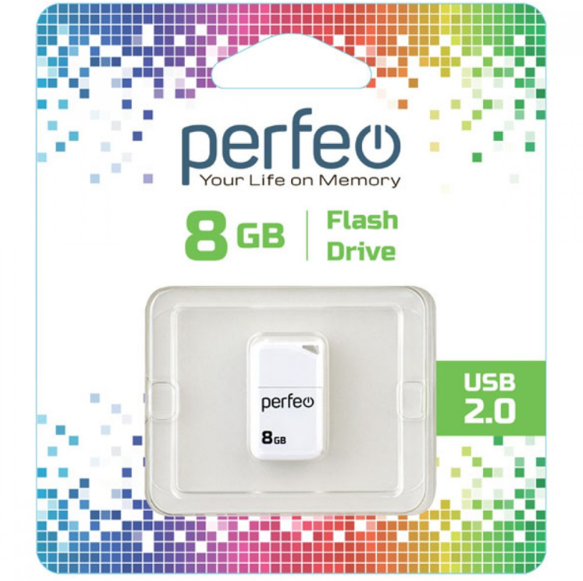Perfeo USB 8GB M03 White