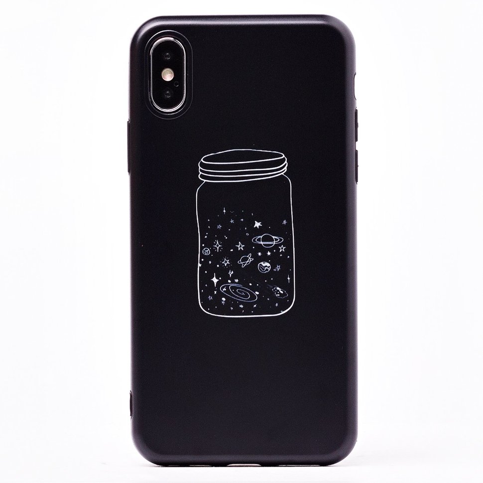 Накладка SC174 iPhone X/XS (007) хром