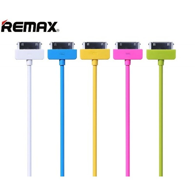 USB кабель на iPhone 4 REMAX Light Cable RC-06i4 30pin голубой