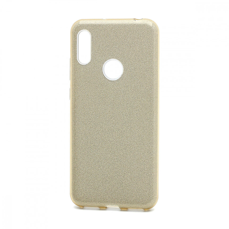 Накладка SC097 БЛЕСТКИ 3в1 Huawei Honor 8A/Y6 Pro 2019 (gold)