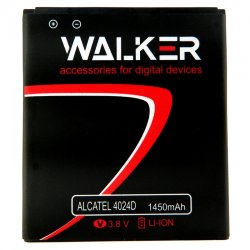 АКБ WALKER Alcatel 4024D (TLi014C7) 1450mAh