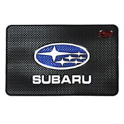 Противоскользящий коврик Subaru черный