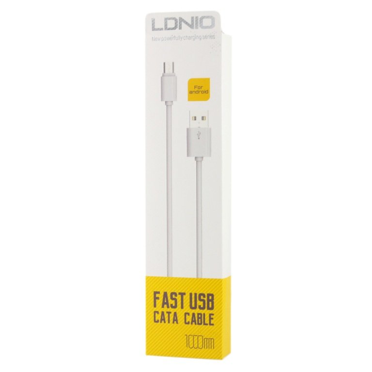 Кабель USB - MicroUSB LDNiO SY-03 белый