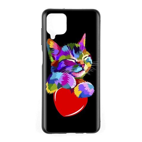 Накладка с рисунком Huawei Honor 50 Lite/Nova 8i Котик и сердце