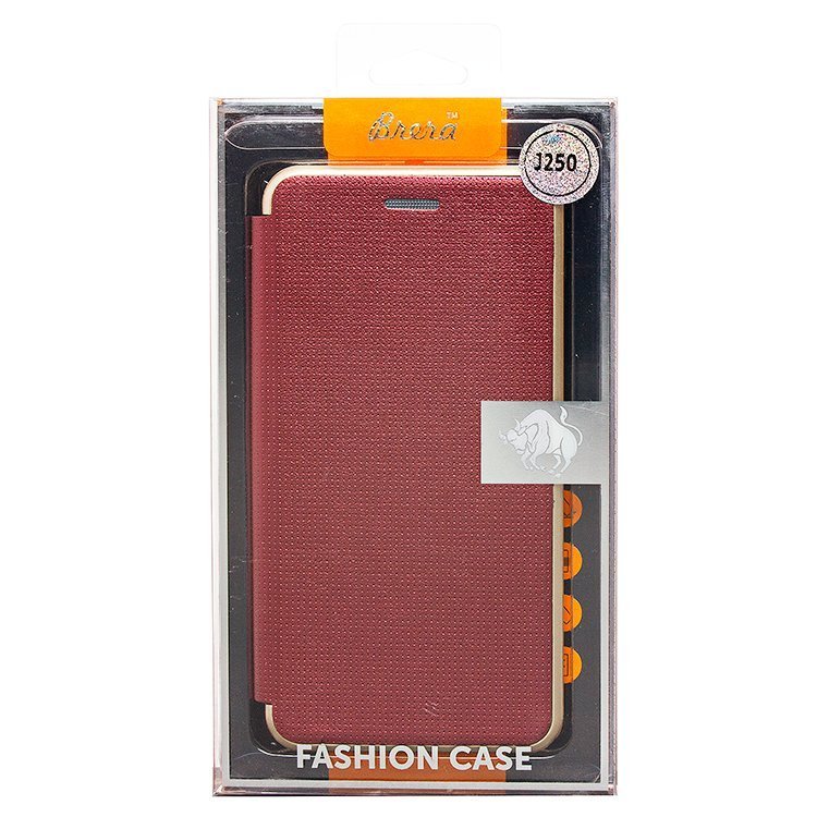 Чехол-книга Brera Like Me (Top-Fashion) для Samsung J250 Galaxy J2 2018 красная
